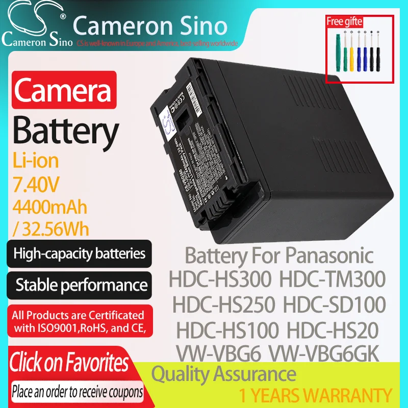 Panasonsino 파나소닉 HDC-HS300 HDC-TM300 HDC-HS250 HDC-SD100 디지털 카메라 배터리