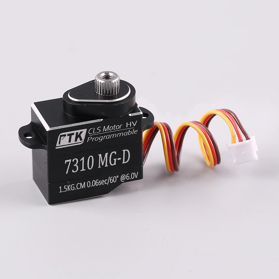 PTK 7310 MG-D Mini Servo for Micro RC Car Full Metal Professional Drift Servo Ultra-Fast Response 1.5ms Deadband