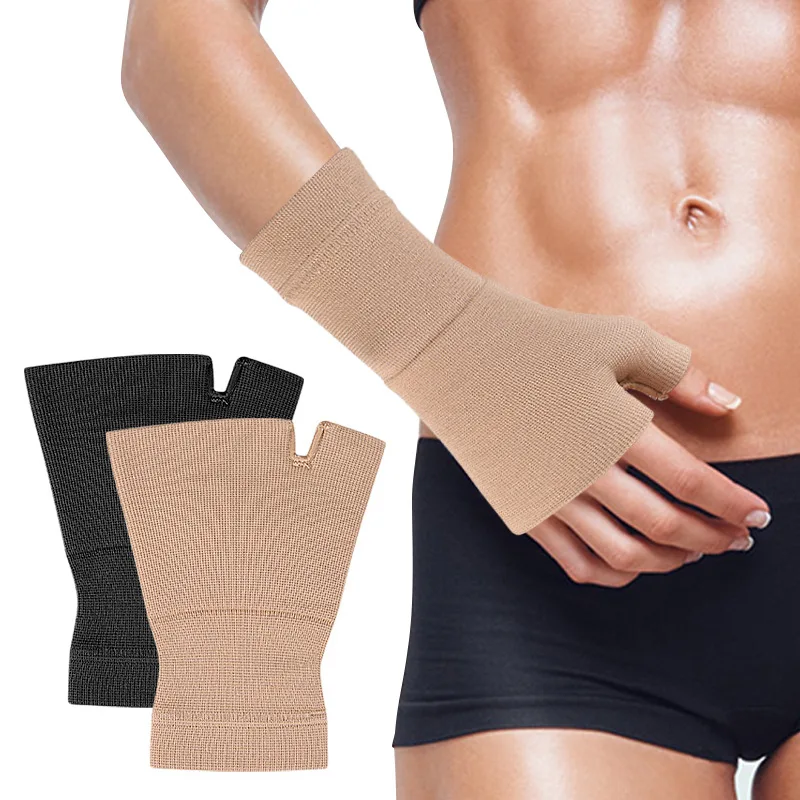 1Pair Compression Arthritis Gloves Wrist Thumb Support Sleeve Unisex for Carpal Tunnel Wrist Pain Fatigue Wrist Brace HSW03