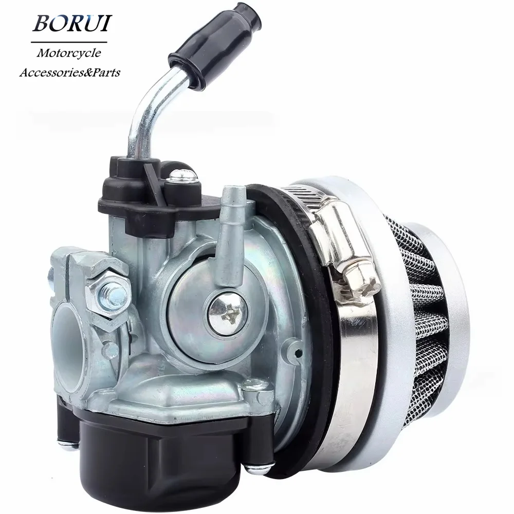 

Комплект воздушного фильтра карбюратора мотоцикла для 49cc 50cc 80cc 2-тактных китайских двигателей, мопедов, скутеров, квадроциклов, багги, питбайков, серебристого цвета