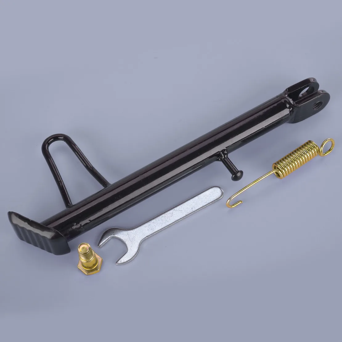 

20cm Black Motorcycle Anti-Slip Kickstand Foot Side Stand Support Parking Leg