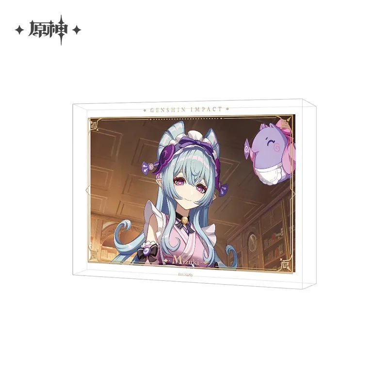 Sunsyea Genshin Impact officiel Merch miHoYo Original authentique PV série porte-clés cartes badges Mizuki Skirk Escoffier Varesa