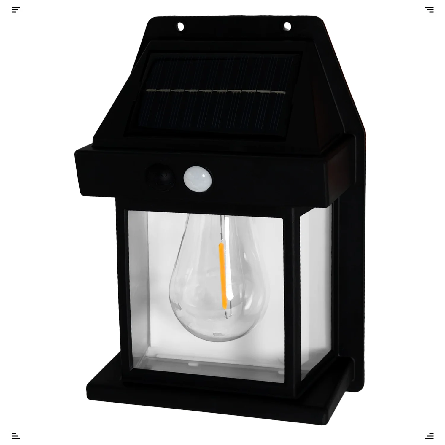 الطاقة الشمسية LED خيوط مصباح خارجي مقاوم للماء الرجعية محس حركة ضوء لحديقة ساحة الإضاءة الزخرفية #6