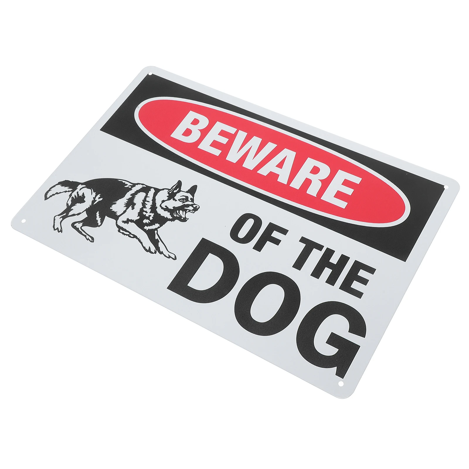

Vintage Dog Warning Sign Retro Garden Decor Durable Iron Yard Sign for Fences Gates Easy Installation Outdoor Use