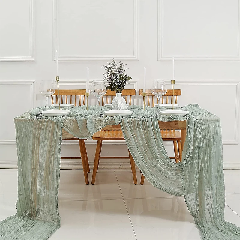 Cheesecloth Table Runner 70\