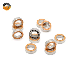2pcs 6x10x3 mm ABEC-7 SMR106 2RS CB Stainless Steel Si3N4 Ceramic Ball Bearing SMR106 RS 2OS Fishing Reel Bearing