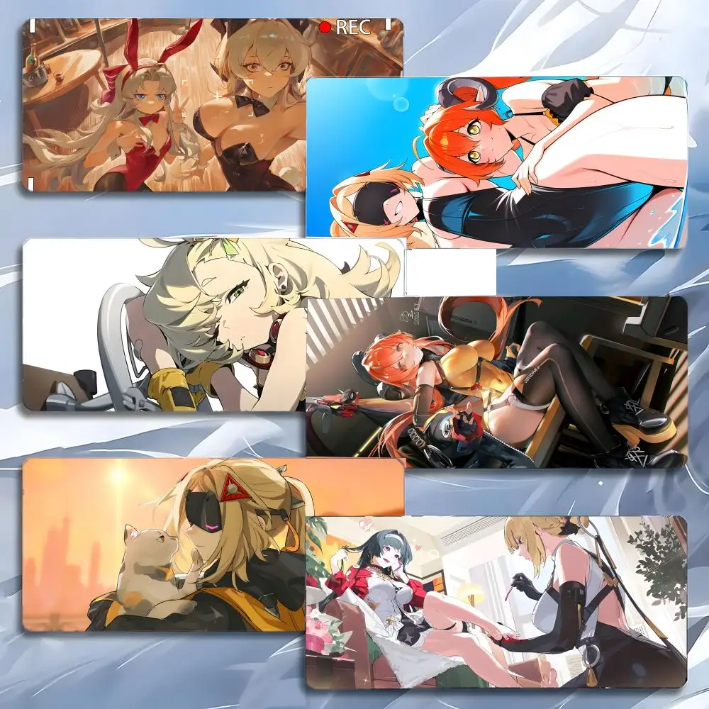 game cheerful Zenless Zone Zero Piper Wheel Mouse Pad Mousepad Large Gaming LockEdge Thickened PC Table Desk Mat