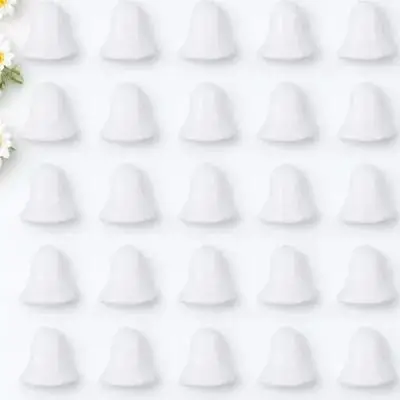 

40 Pcs Ornament Bell Pendant Decorations Christmas Home Foam Large Bells DIY Material