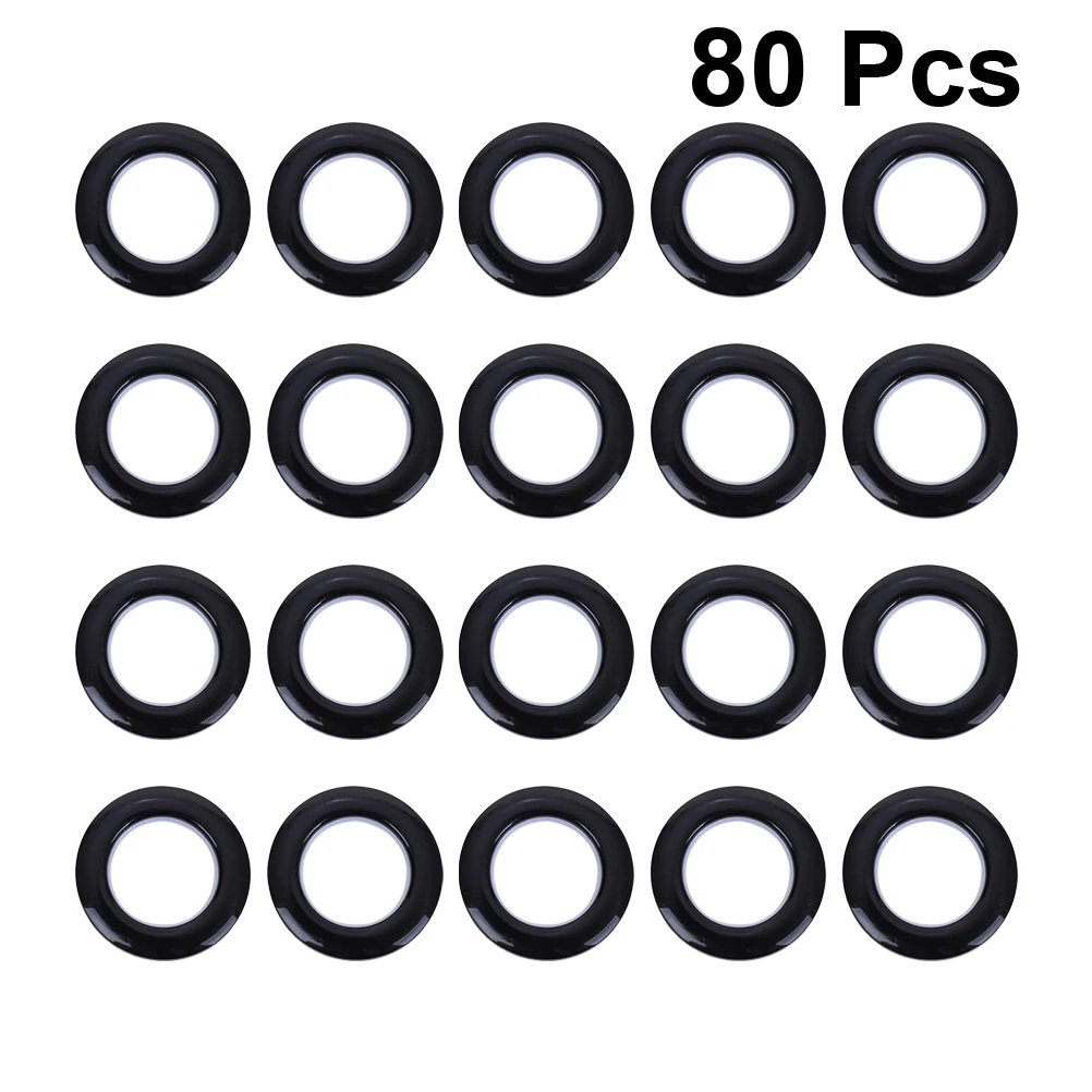 

80 Pcs Plastic Curtain Rings Grommets for Windows Decor Curtain Rings Smooth Slide Low Noise Hardware Modern Home Decor Smooth