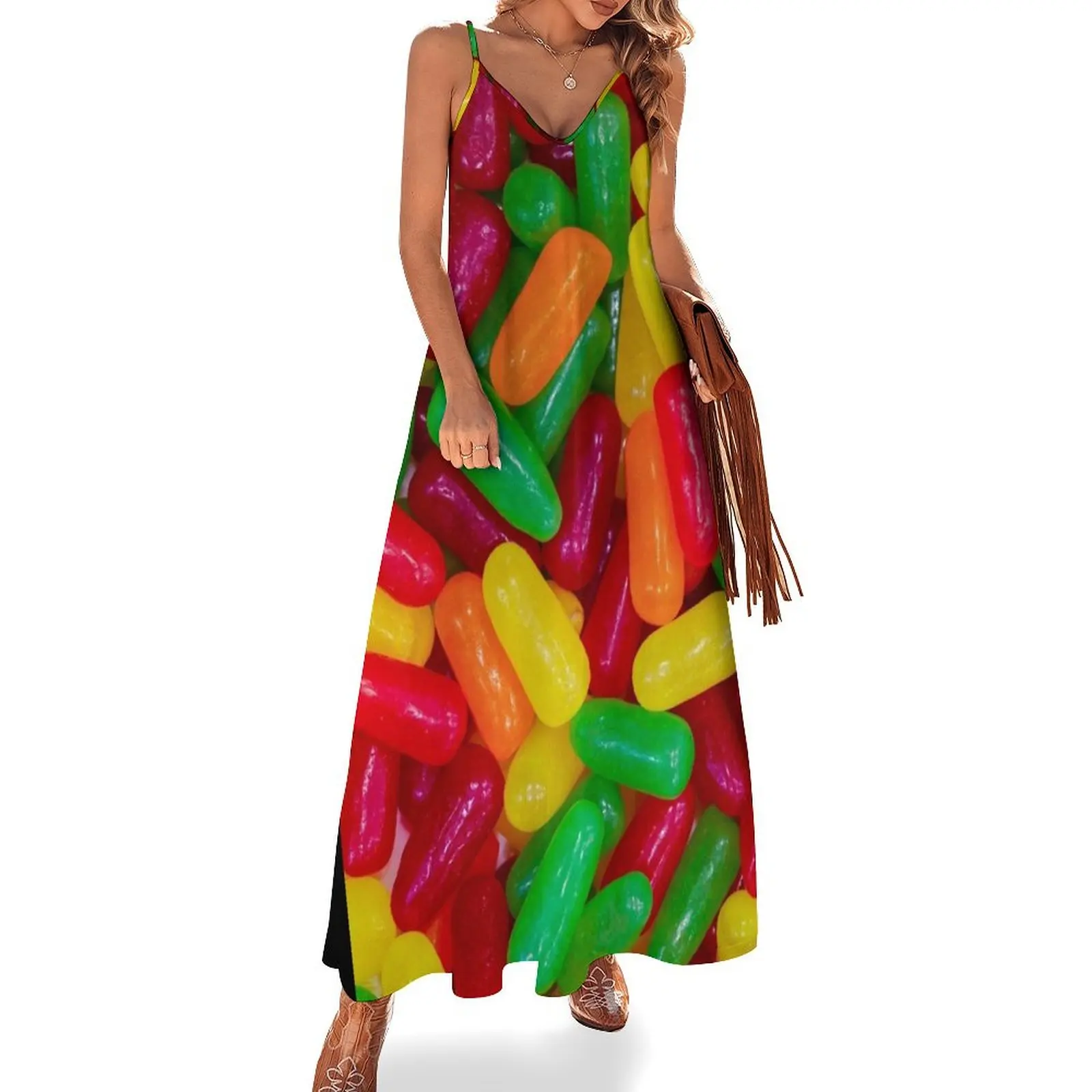 

Mike and Ikes Sleeveless Dress summer dresses women 2025 women's evening dress 2025 Dress