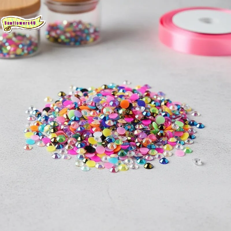 Resin Art Book - Jelly Rhinestone Resin Kit 15 Farben