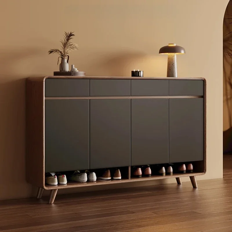 

Minimalist Entrance Wooden Shoe Cabinet Drawer Large Capacity Nordic Storage Shoe Rack High Quality Zapateros Furniture Home
