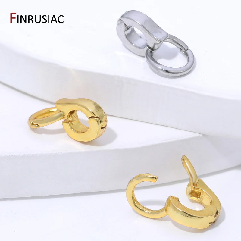 14K مطلية بالذهب النحاس محسن قلادة الكفالة موصل لصنع المجوهرات ، الكفالة للمجوهرات ، DIY بها بنفسك قلادة سوار صنع الإمدادات