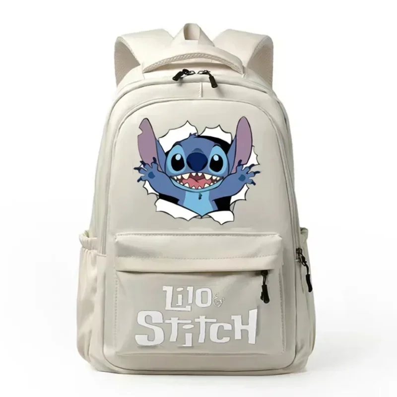 Disney Lilo and Stitch Backpack Oxford Cloth Large Capacity Book Storage Bag for Male and Female Students