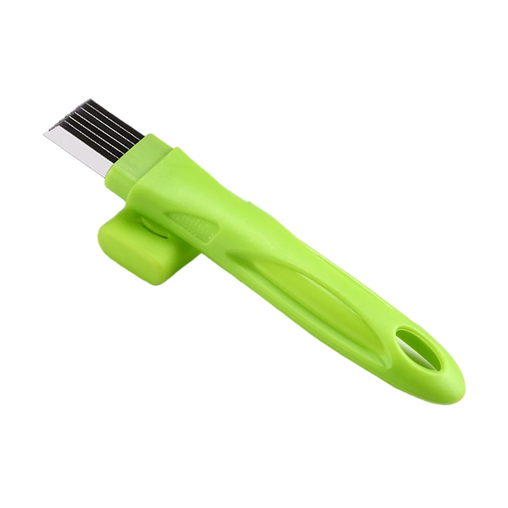 

Green Onion Kitchen Tools Stainless Steel Food Grade Non Deform Safe Scallion Slicer Labor Saving Anti Slip