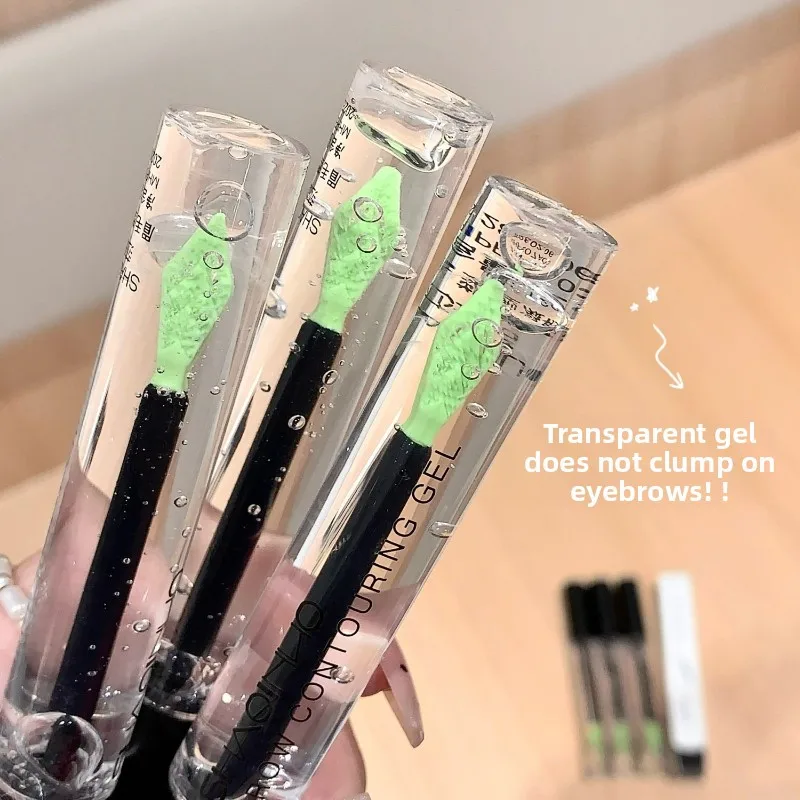 Augenbrauen-Kunststoff-Gel-Wurzel klarer Augenbrauenkleber Europäische und amerikanische wilde transparente Augenbrauenseife dreidimensionales Make-up