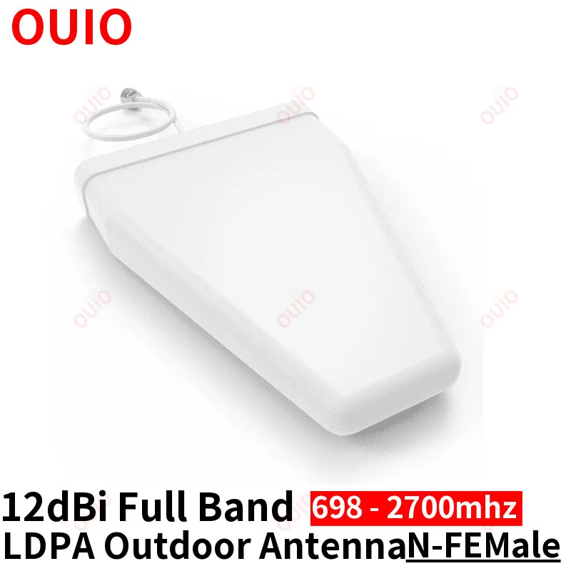 OUIO LDPA antenna gsm 2G 3G 4G Indoor Antenna 12dBi Outdoor Antenna LDPA 700-2700MHz For Mobile Phone Booster Signal Repeater