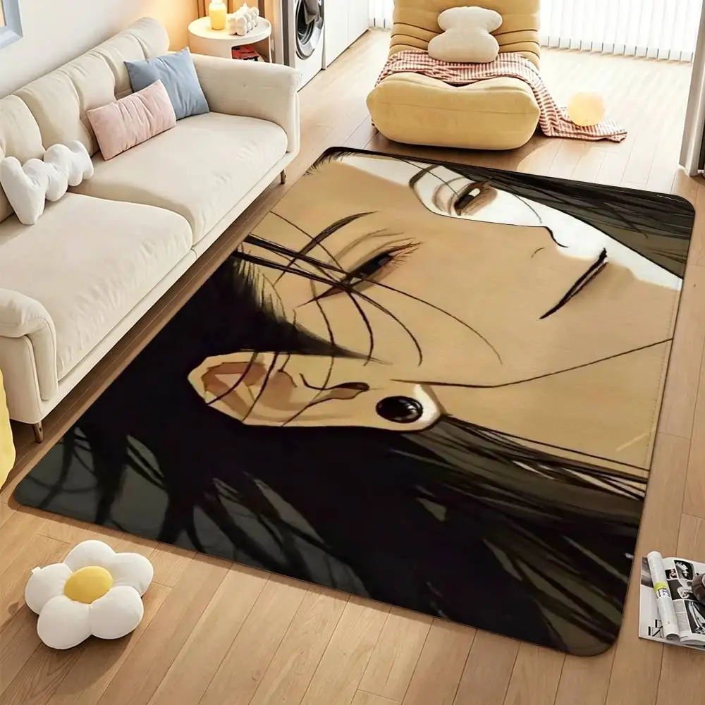 G-Geto Suguru J-Jujutsu Kaisen Short Plush Anti-Slip Door Mat Soft Floor Mat for Home Entrance