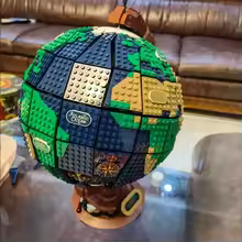 HOT TOY NEW The  2585PCS  21332 Ideas Globe Map Model Building Blocks Bricks Technical MOC Bricks Toys for Children Gift - AliExpress 15
