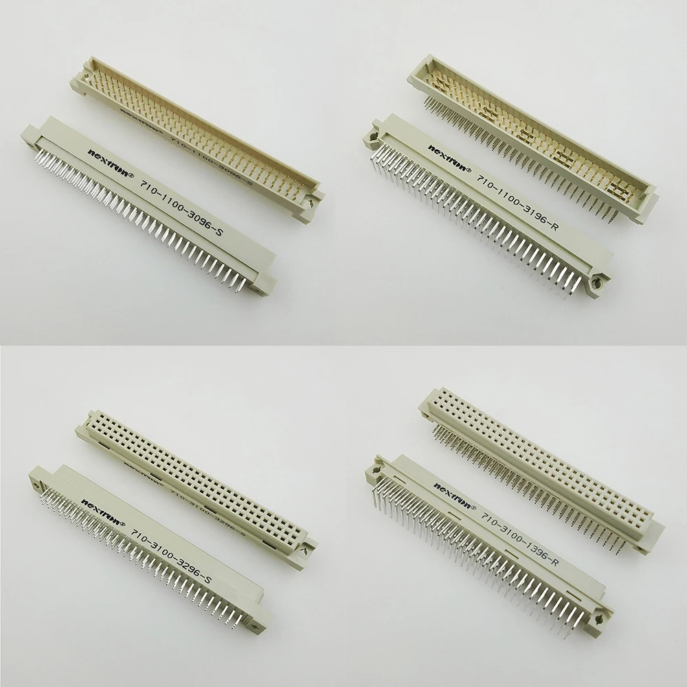 10Pcs 396 3*32P 3Row32Pin DIN41612 Series DIN CONNECTOR 96PIN FEMALE RIGHT ANGLE PINS EUROPEAN SOCKET YANNIU