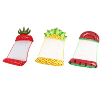 Foldable Fruits Floating Water Hammock Lounger Water Toys Inflatable Floating Bed Chair Summer Swimming Pool Water Hammock Bed