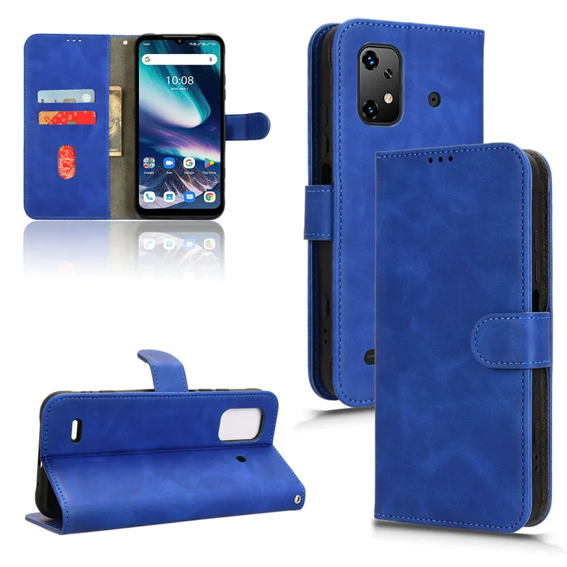 For Umidigi Bison X20 skin Feel lanyard Anti slip Magnetic Wallet Case for Umidigi Bison X20 Phone Case