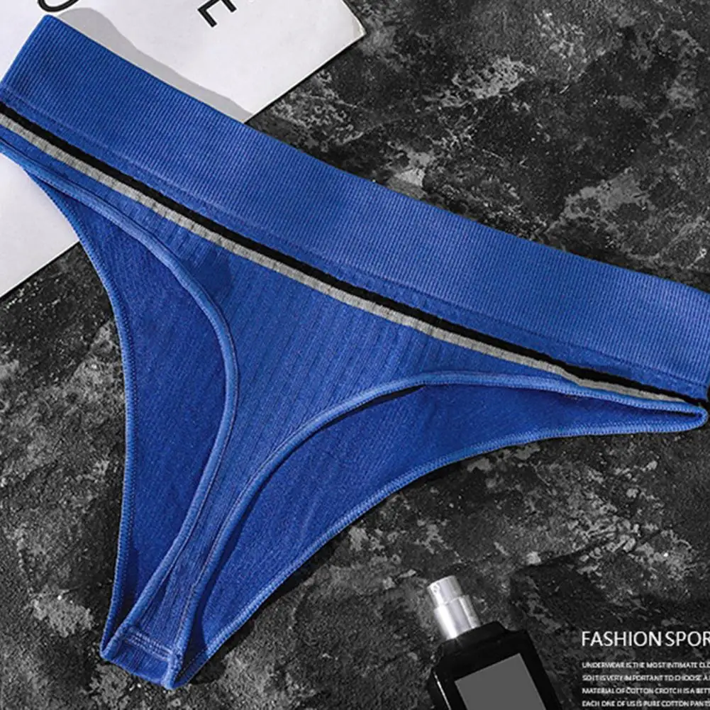 Men Panties Low Waist Sexy Men Briefs Close Fit Elastic Seamless Stretch Alphabet Underpants For Home