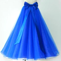 Ballroom Dance Skirts Women Lady Waltz Tutu Long Skirt Flamenco Dancing Costumes Practice Wear Modern Dance Clothing