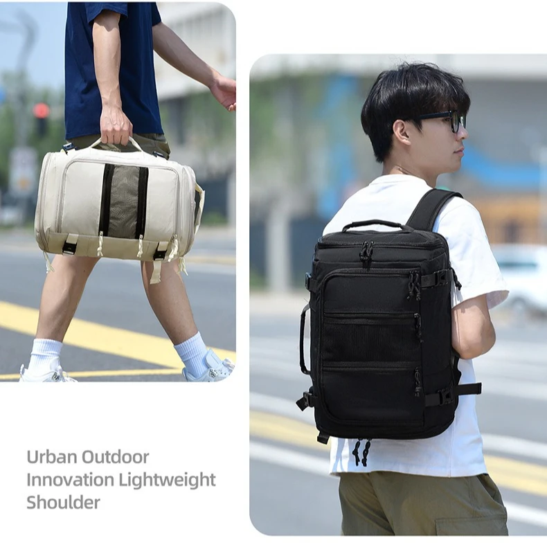 

Oxford Cloth wear-resistant multi-functional backpack, water-resistant commuting large-capacity computer travel business bag
