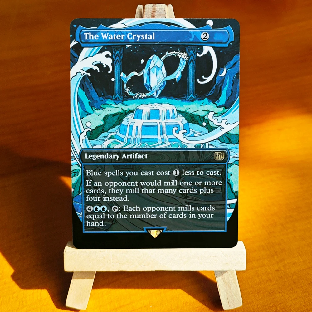 TCG Rare Exclusive Magical Game Holo Cards-The Fire/Darkness/Water/Wind/Earth Crystal