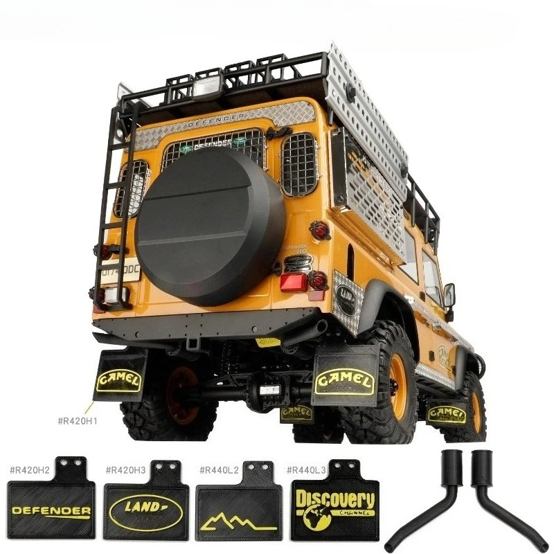 فيلم واقي الطين المقلد لملحقات حماية الجمل 1/10 FMS FCX10