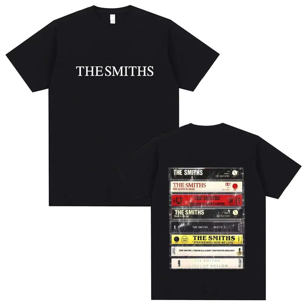 

Rock Band The Smiths Music Album Graphic T-shirt Alternative 1980's Indie Morrissey T Shirts Male Fashion Oversized Streetwear