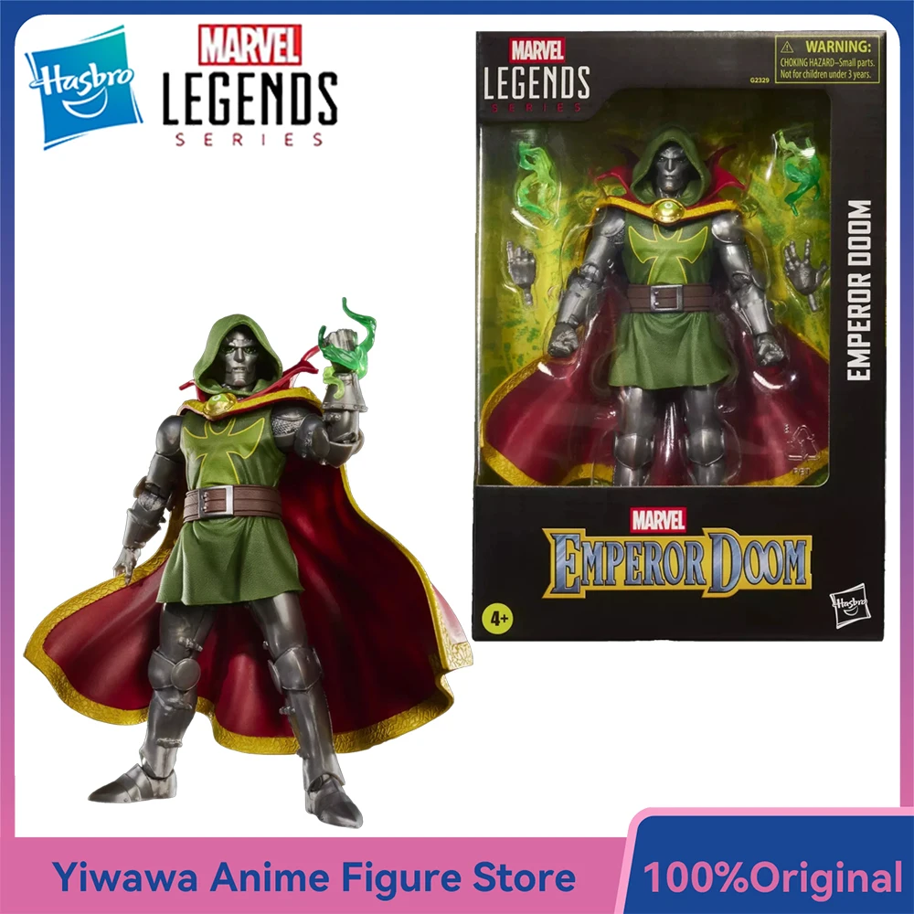 

Оригинальный новый Hasbro Marvel Legends Series Fantastic Four Emperor Doom 15 см аниме фигурка модель орнамент подарочные игрушки