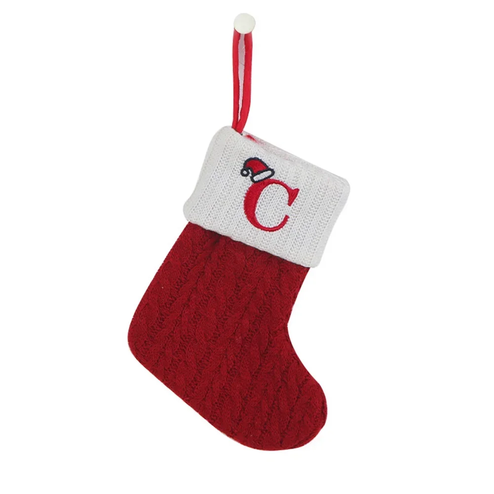 Xmas Socks Christmas Stocking High Capacity Decorations White Nex Year Christmas Decorations Socks Merry Christmas