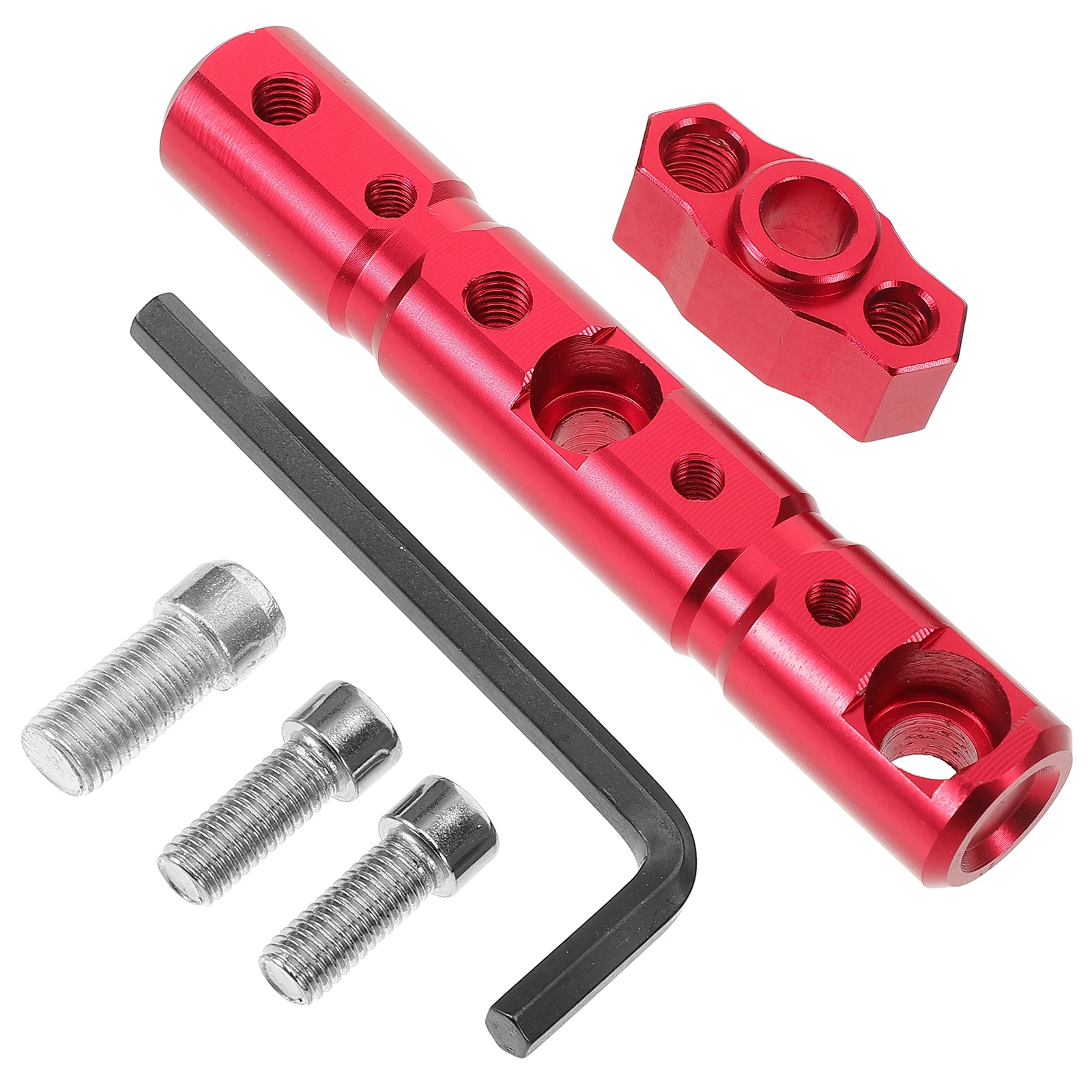 

Motorcycle Mirror Extender Bracket Rear View Mount Motorbike Mirror Extension Phone Holder Light Bar Decorative Safety