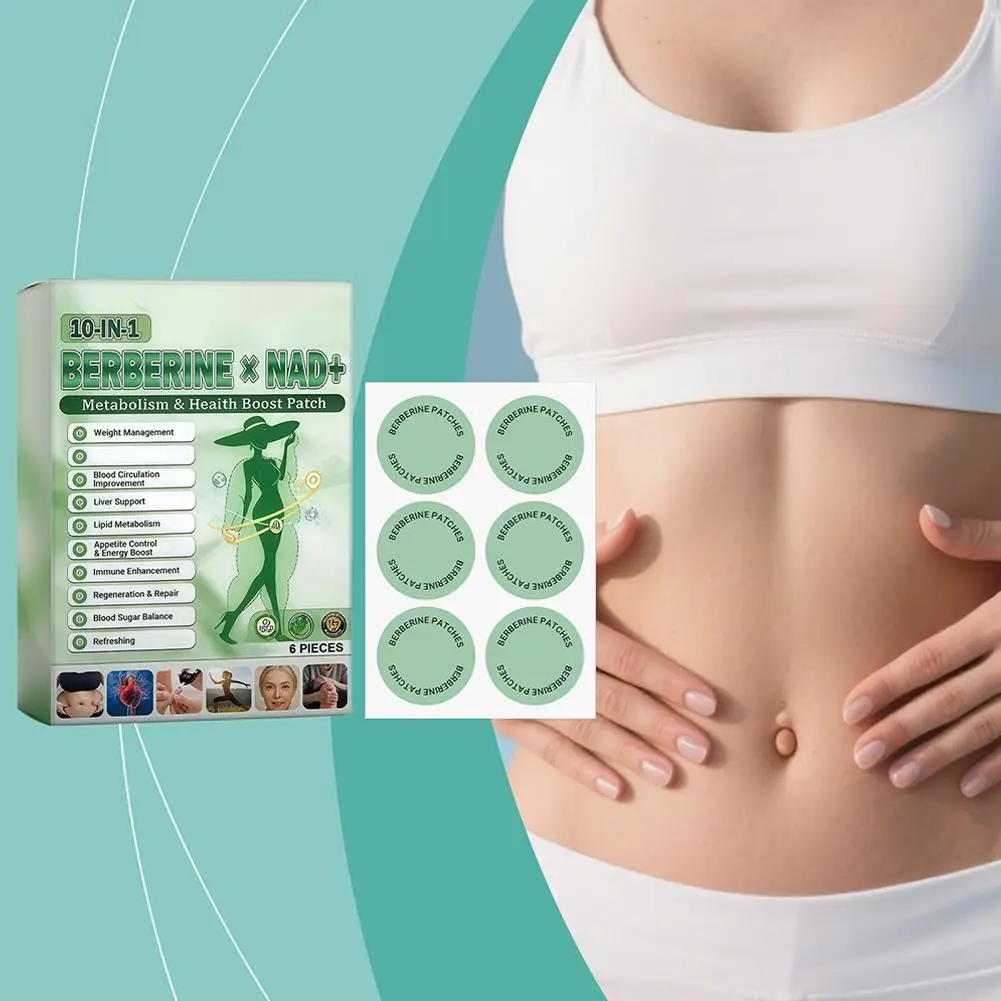 1/2/3/4/5/10BOX Natural Moringa Wellness Body Patches Gentle External Skin Care for Daily Use, Promotes Metabolic Support