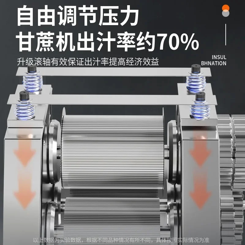 Commercial sugarcane machine Sugarcane juicer Automatic vertical electric fresh cane juice machine