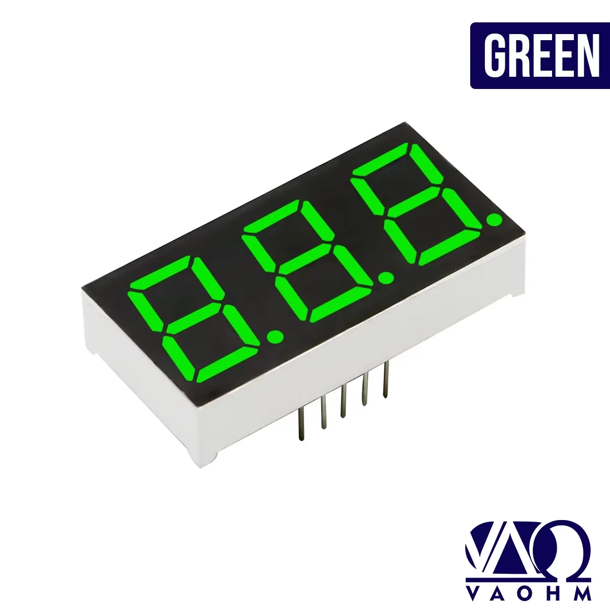 10PCS 0.39 Inch Three Digit Common Anode 3932BH 3932BB 3932BG 3932BW  12pin Clock Type  Seven Segment Led Display Tube