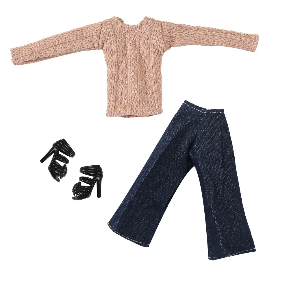 

Одежда для кукол, подходящая для 30-сантиметровых кукол-супермоделей, набор одежды для игрушек, аксессуары для самостоятельного изготовления кукол, аксессуары для переодевания.