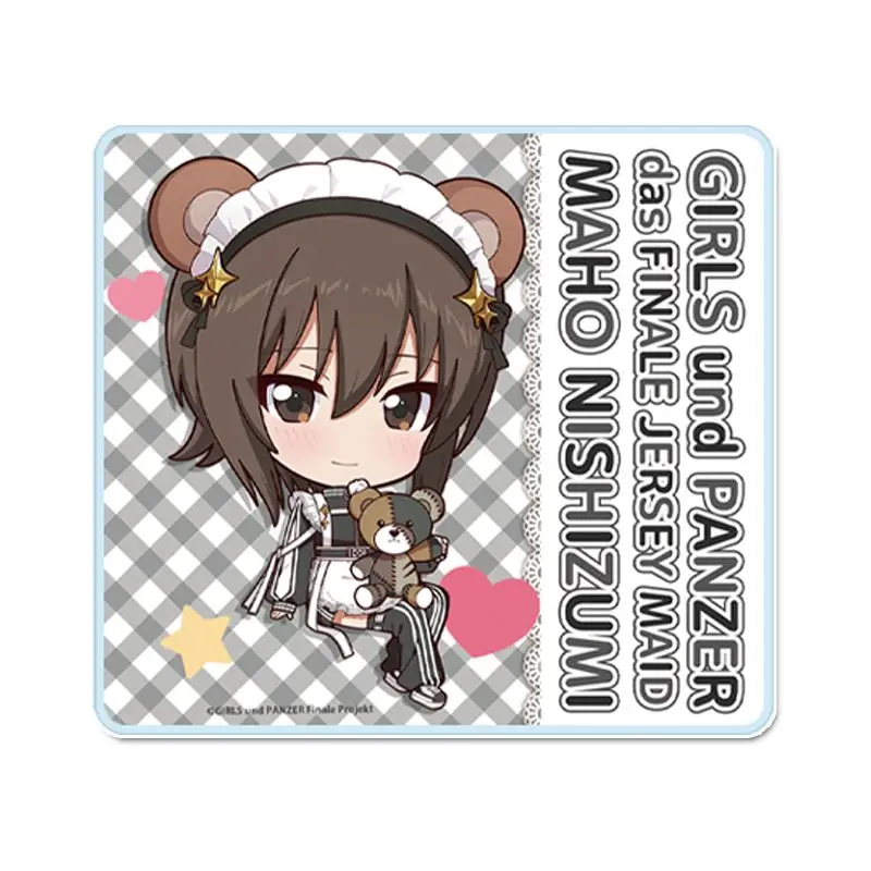 10cm Anime Girls und Panzer Acrylic Stand Modle Desktop Decoration Game Collectible Ornament Gift For Fans Keychain