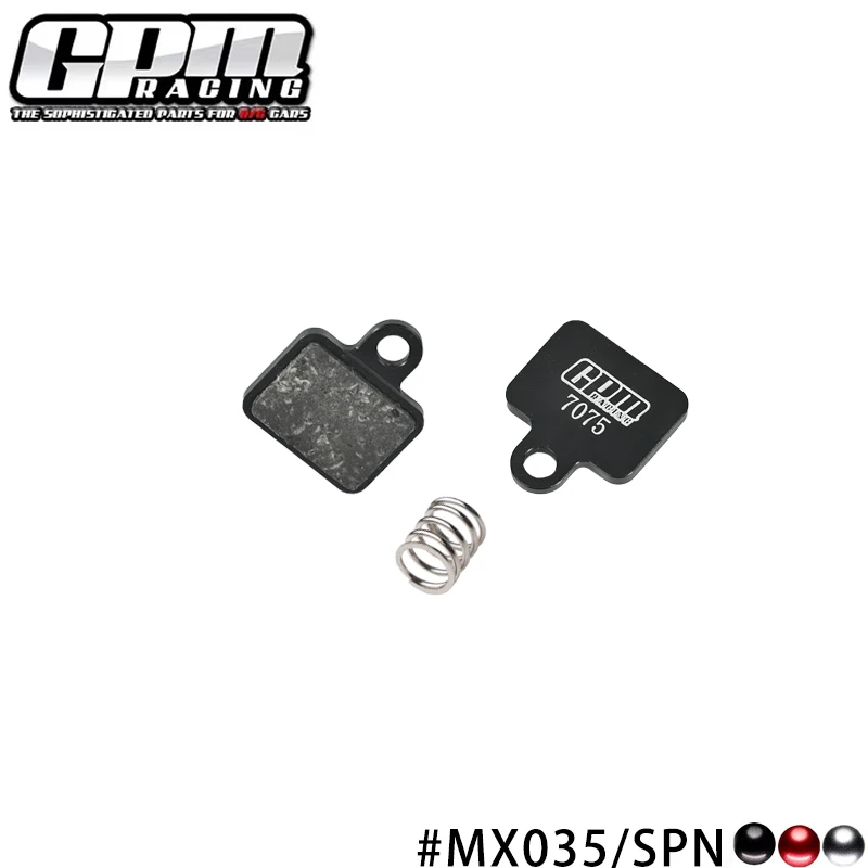 

Передняя тормозная колодка из алюминия GPM 7075, инкрустированный фрикционным материалом для LOSI-1/4 PROMOTO-MX
