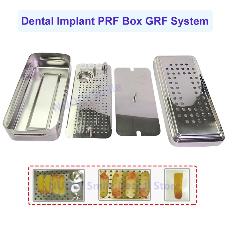 Dental PRF Box GRF System Plate Rich Fibrin Box Implantology Membrane Kit Dental Implant Surgical Instruments Dentistry Tools