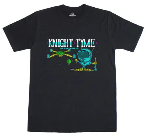 

Knight Tyme Loading Screen 8 Bit Spectrum 48k Magic Knight Retro T-Shirt