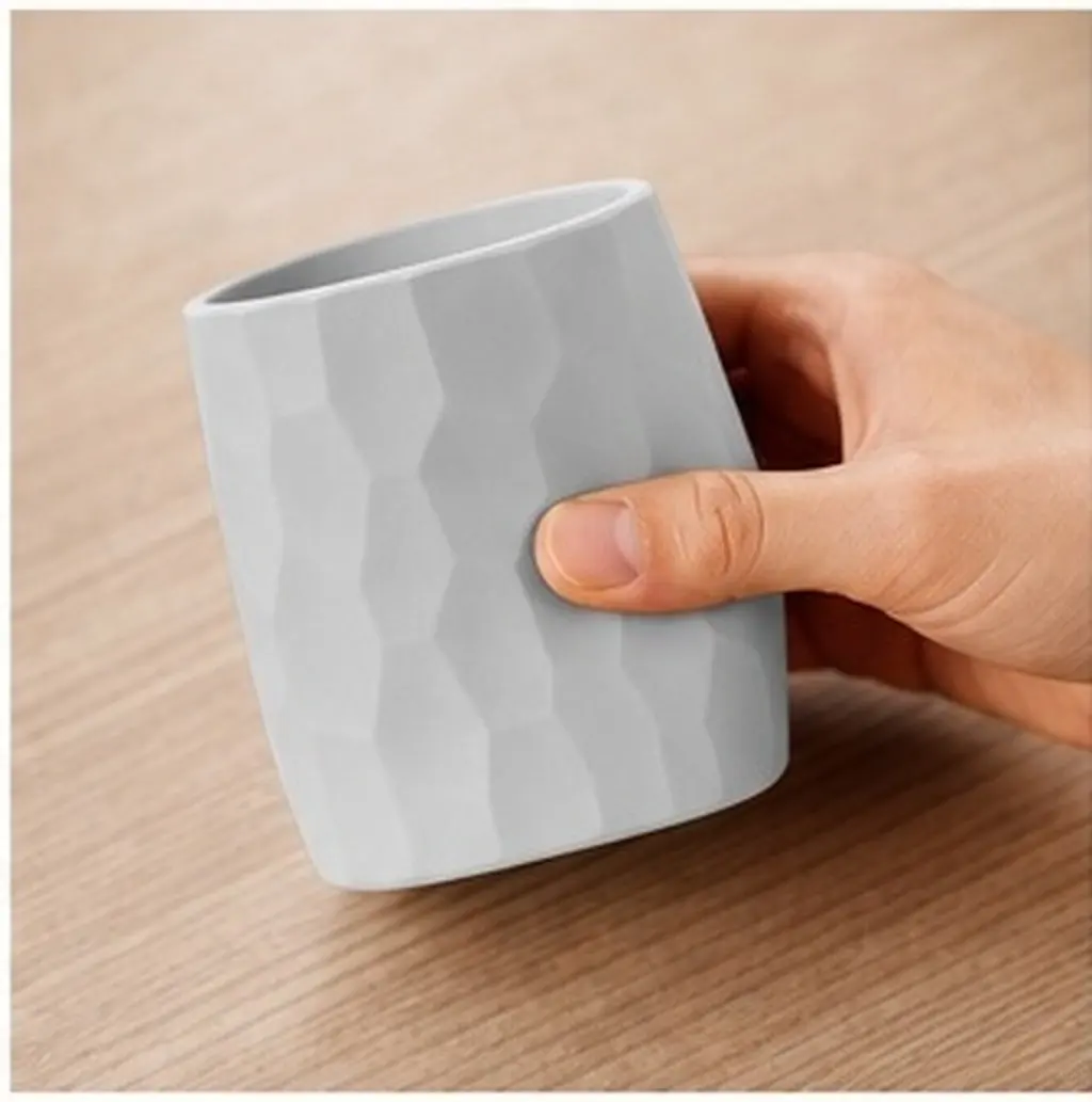 Large Capacity Silicone Pen Holder White Multi Function Stationery Organizer Pen Storage Box for Office Home Brush Holder