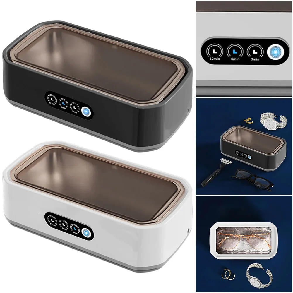 

Ultrasonic Glasses Cleaner 650ML Ultrasonic Cleaner Machine Eyeglasses Cleaning Machine for Jewelry Eyeglasses Rings Watch Strap