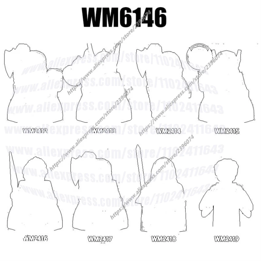 

Фигурки, строительные блоки серии WM6146 WM2412 WM2413 WM2414 WM2415 WM2416 WM2417 WM2418 WM2419 DIY игрушки