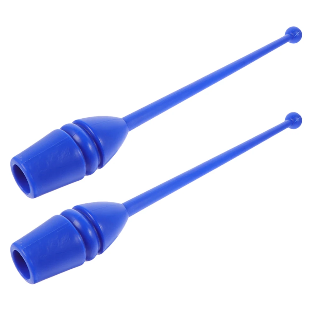 

2pcs Rhythmic Gymnastics Sticks Plastic Aerobics Clubs Fitness Equipment Calisthenics Training Dancing Sports Stick Resin