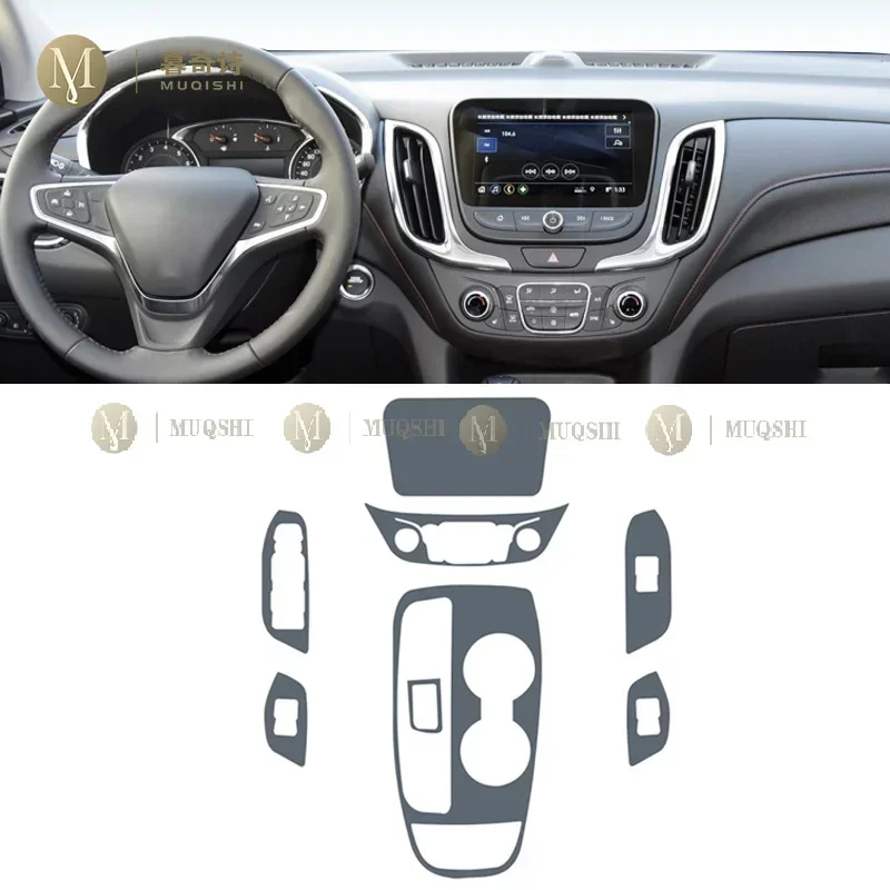 For Chevrolet Equinox 2017-2021car Interior Center console transparent car suit PPF-TPU protective film Anti-scratch Accessories