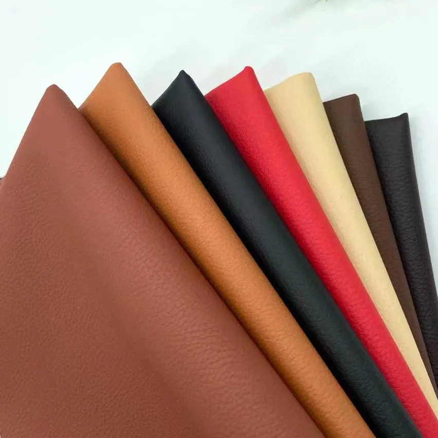 Artificial Leather For DIY Bag Material Fabric , Faux Leather Nice PU Leather 50*160cm Upholstery Furniture Fabric 0.65mm