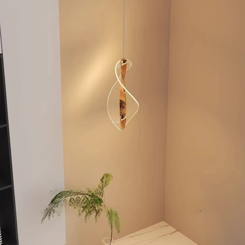 Modern Minimalist Dual-use Ceiling Pendant Lamp Acrylic Nordic Light Luxury Chandelier Living Room Bedroom Hotel Lobby Cabinet